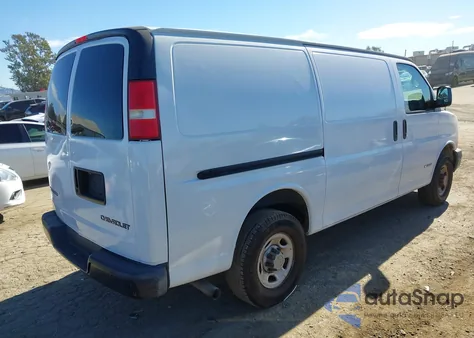 2006 Chevrolet Express Work Van from USA, damaged, VIN 1GCGG25V461109672